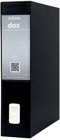 Esselte Dox 2 Class Box Lever Arch File, A4. Black
