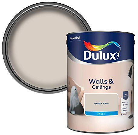 Dulux Walls & Ceilings Matt Emulsion Paint - Gentle Fawn - 5L