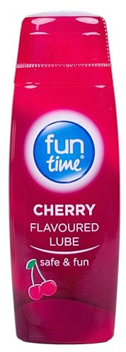 Fun Play Time Cherry Flavoured Sex Lube Lubricant Water Based Gel Edible Sex Aid 75ml