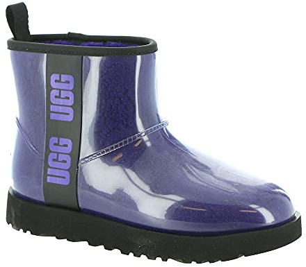 UGG Damen Classic Clear Mini Boot, Violet Night/Black, 38 EU
