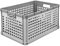 keeeper Transportkorb, Stapelbar, Polypropylen, 64 l, Robert, Nordic Grey