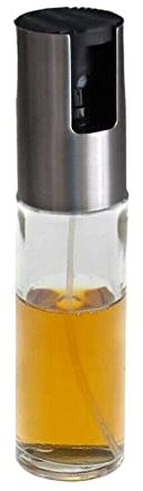 FAST WORLD SHOPPING ® Spruzzino Per Olio Da Cucina Nebulizzatore Da 100Ml Oliera Acetiera Spruzzatore Aromi Bottiglia Vetro Contenitore Aceto Dosatore Nebulizzatore Friggitrice Aria