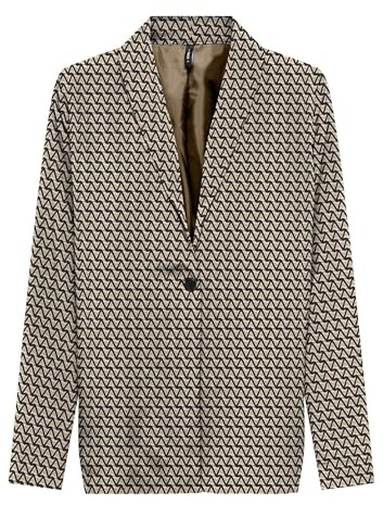 Onlnova Life Vis L/S PIMO Blazer AOP, Ardilla/AOP: 588 Breaker Geo, XS