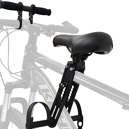 Lueirltoy Selle de vélo pour Enfants pour VTT, siège de vélo Amovible à Monter sur Le Devant pour Enfants de 2 à 5 Ans, Compatible avec Tous Les VTT Adultes