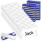 20 Stück Namensschilder Magnet, Namensschilder für Kleidung Magnet Namensschilder Klett, Magnet Namensschilder für kleidung Ausweishalter, name tag mit 3-Punkt Selbstklebende Magnet für Ausweishüllen
