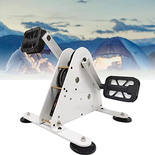 Tragbarer Notstromaggregat mit Pedalantrieb, manuelles Kraftwerk für Camping, Zuhause und Notfall