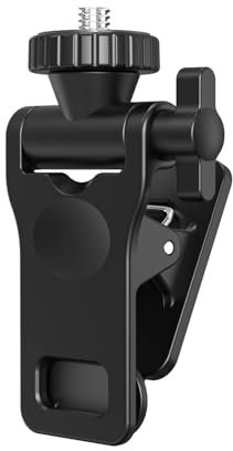 YIGZYCN Abrazadera de clip para trípode con giro de 360 grados para fotografía, tornillo roscado de 1/4 pulgadas para cámara de llenado de luz, abrazadera de trípode para cámara