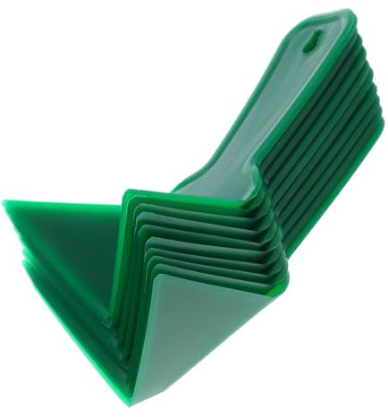 EXHUMKY 10 Stück Eckenkelle Teilig Spachtel für und Außenecken Komfortabler Griff Langlebig und Effizient für Trockenbauarbeiten und Spachtelmasse