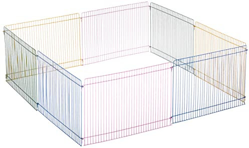 Nobby Hamster Freilauf bunt 8 Gitter 34 x 23 cm, 1 Stück (1er Pack)