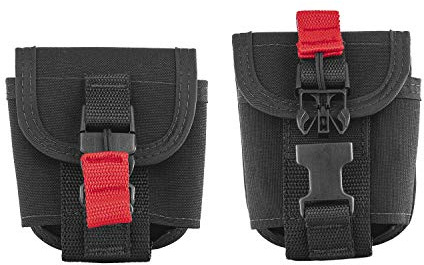 Dive Rite Scuba Diving 12 LB Quick Release Weight Pocket System, Black