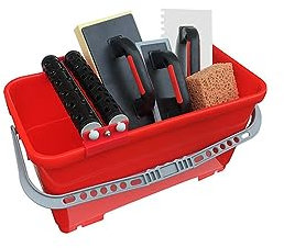 Kit PRO Spécial Carreleur avec Bac 24 Litres + 4 Accessoires - Diamwood