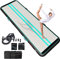 JOOLOOG 2M 3M 4M 5M 6M Air Mat Tumble Inflatable Gymnastics Tumbling Mat with 650W Electric Air Pump for Cheerleading Practice Gymnastics Beach Park Home Use Green Black