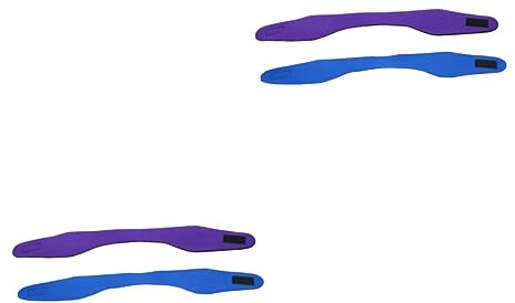 CLISPEED 4 Stück Stirnbänder Damen-Stirnbänder Sport-Stirnbänder Schwimm-Stirnband Für Kinder Ohrabdeckungen Für Dusche Ohrbandit Schwimm-Stirnband Tauch-Stirnband Band Sport