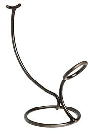 Ánforas de Mar Soporte Inclinado Tipo botellero PIE508 (28 x 9 x 9cm) (Negro)