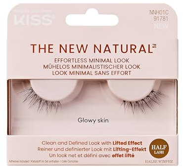 KISS The New Natural Half Lash 01 - glowy Skin