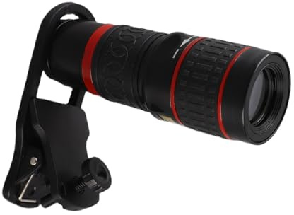 Phefop Teleobiettivo 20X per Smartphone, Obiettivo Fotocamera Zoom HD per Telefono con Clip Universale, Obiettivo Zoom Ottico Professionale a Fuoco Lungo per Telefoni Cellulari,