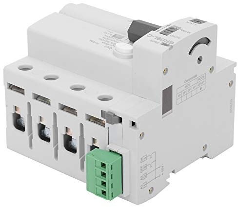 Fafeicy Spänningsskydd 4P överspänningsskydd Återstängningsenhet med Automatisk återstängning AC 400V Skenfäste för Strömbrytare Smart Home Hiss (min bror)