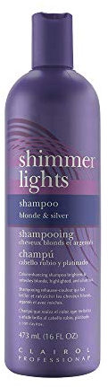 Clairol Shimmer Lights Shampoo, For Blonde And Silver Hair (16 oz / 473 ml)