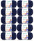 Gründl Happy uni (Strick- und Häkelgarn mit wollartigem Charakter aus 100 % Polyacryl, Anti-Pilling, 100 g / 250 m, Nadelstärke: 4 - 5, 10 x 100 g), Marine