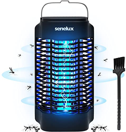 Senelux Bug Zapper, Electric Mosquito Zapper for Indoor and Outdoor 18W, 4200V Insect Fly Pest Trap, Mosquito Killer for Flying Insect Control Lamp, Silent and Safe
