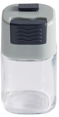 Spargispezie – Conservazione di sale e pepe | Spargere spezie in vetro pressato, resistente al calore, contenitore per spezie, contenitore resistente per sale e pepe