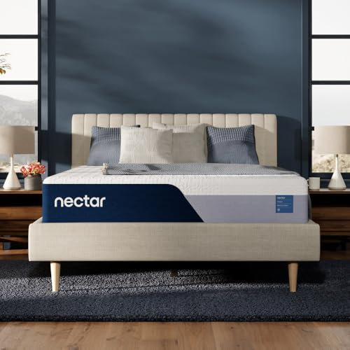 Nectar Classic 12” Queen Mattress - Medium Firm - Contouring Memory Foam - Cooling Top Layer - Back Pain Relief - Mattress in a Box - 365-Night Trial & Forever Warranty
