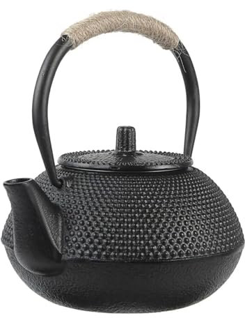 Cast Iron Teapot, Black Japanese Teapot 800ml