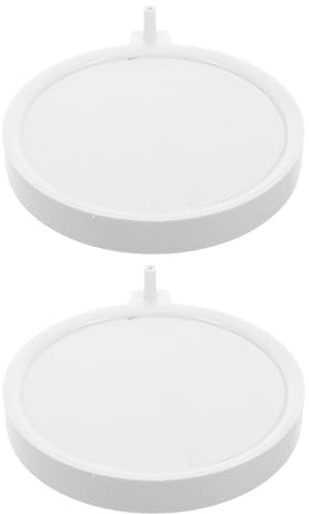 VICASKY 2 Pièces Pierre à Air Aquarium Diffuseur Silencieux à Bulles pour Aquariophilie Diffuseur Oxygène Haute Dissolution Accessoire Aérateur Compatible avec Différents Aquariums