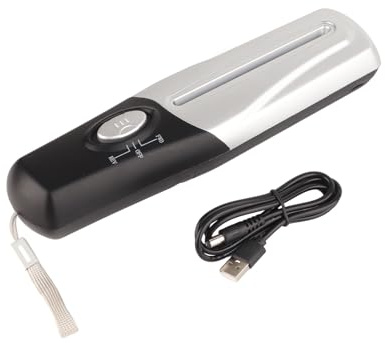 Luocute Bärbar Pappersförstörare, Mini-USB Elektrisk Dokumentförstörare 4 Mm Remsa Skuren med ABS-skal och Kolstålblad, för advokatbyrå för Hemgrafikaffärer
