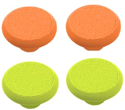 Tapas de agarre de repuesto para joystick Ayn Thor, tapas antideslizantes para palanca de mando de consola de juegos, tapas de agarre para palanca de mando Ayn Thor, piezas de repuesto (naranja 2 +
