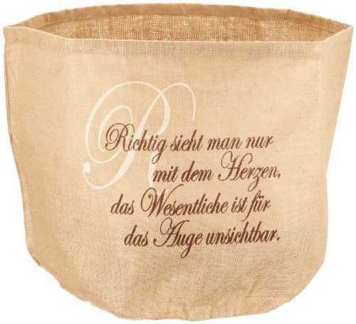 Videx-Winterschutz Jute-Übertopf Richtig Sieht..., Natur, 45 x 55cm