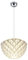 Reality Leuchten Tilia R30540101 Pendelleuchte, Chrom, Kunststoff Weiß