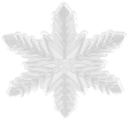 Sosoport Snowboard Stomp Pad 3D Clear Snowflake Snowboard Stomp Pads Snowflake Snowboard Grip Pad Anti-Rutsch-Matte Bietet Zusätzlichen Halt Beim Snowboarden