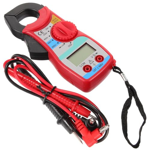 NUOBESTY Multímetro Digital Pinza Amperimétrica Cuentan Medidor Corriente Ca Tester Eléctrico Multifuncional Electricistas