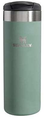Stanley 1913 Aerolight Transit Thermobecher 0.47L - Hält 6 Stunden Heiß - Spülmaschinenfest - Kaffeebecher To Go Auslaufsicher - Kompatibel Mit Gängigen Pkw-Getränkehalterungen - flasche - Shale