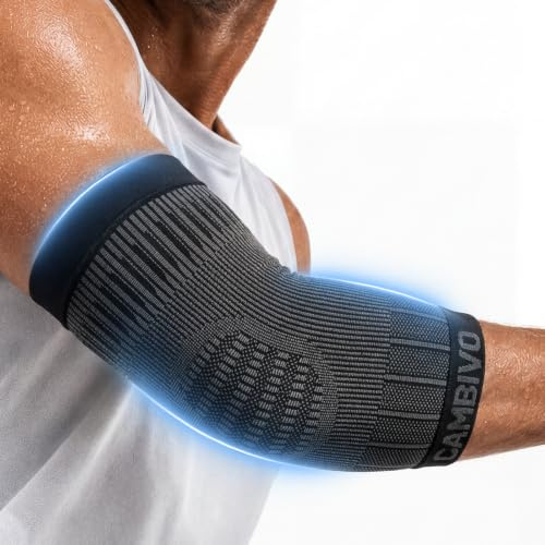 CAMBIVO Codera Compresion Transpirable Antideslizante Tenis Epicondilitis
