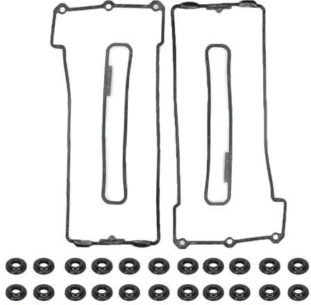 Guarnizione Coperchio Punterie 11129069872 11129069871 Guarnizione Coperchio Valvola Auto L + R 22 Rondelle Per BMW E34 E39 E32 E38 Per M60 Per M62 Motore