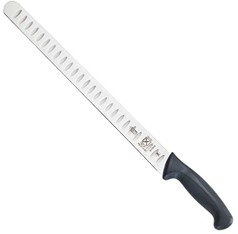 Mercer Culinary M13914 , Stainless Steel, Black, 14-Inch Granton Edge Slicer