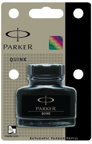 PARKER Quink Ink Bottle Blue/Black Ref S0170680
