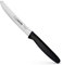 Giesser seit 1776 - Made in Germany - Tomatenmesser schwarz, Klinge 11 cm, rutschfest, kleines Universalmesser spülmaschinenfest, rostfrei