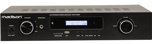 Madison MAD1400BT-BK Amplificateur Hi-Fi stéréo