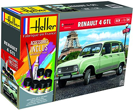 Heller Set regalo 1:24 - Renault 4L