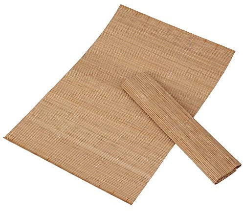 2PCS Placemats for Dining Table Bamboo Placemats Eco Friendly Placemats Heat Insulation Stain-Resistant for Kitchen … (Original) (original)