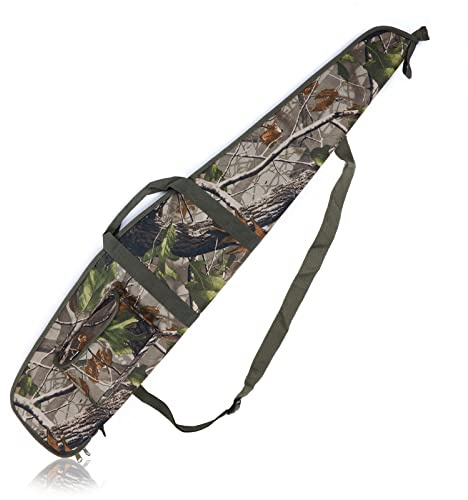 AUMTISC Estuches Blandos para Rifles Estuche Largo para una Sola Pistola para Escopeta o Rifle Estuches para Armas de Fuego de Tiro al Aire Libre con Acolchado de Espuma Estuche para Pistola clásico