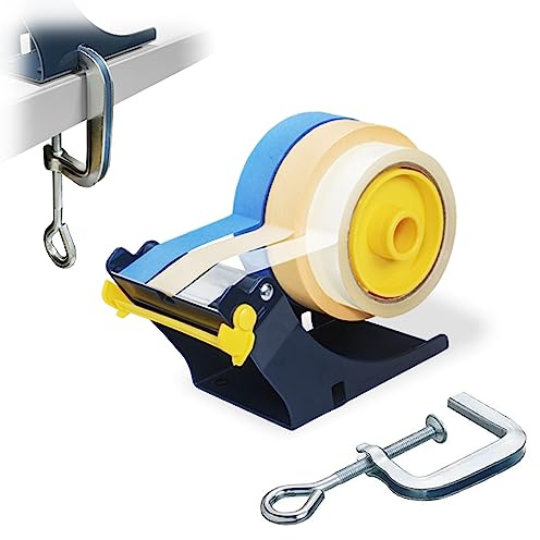 Excell Multi Tape Dispenser with C-Clamp, 1-3 in Tape, 3 in Core