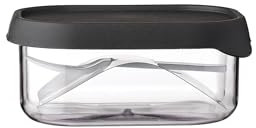 Mepal - Obstbox Take a Break - Obstbox zum Mitnehmen für frisches Obst - Box mit kleiner Obstgabel - Passt perfekt in die Take a Break Lunchbox - 250 ml - Nordic Black