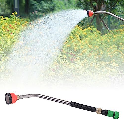 Gießstab, Profi Gießstab, 3/4 Zoll Edelstahl Professionelle Bewässerungsstab Gartenspritze Wasserbrause Handbrause Garten Sprayer Pflanzenbewässerung System (3/4 Zoll)