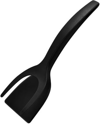 NYGGTYK 1 spatola in silicone per omelette, fermaglio per uova antiaderente, raschietto per uova, raschietto resistente al calore, strumenti indispensabili per cucinare in cucina