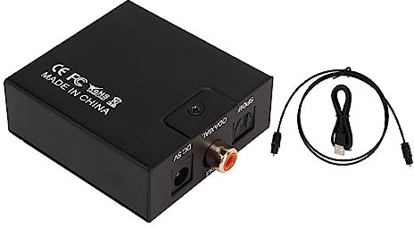 Convertidor De Sonido Digital A Analógico, Adaptador De Sonido Digital Sin Distorsión, Reducción De Ruido, Convertidor De Audio Para Cine En Casa PS4