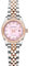 Szaikyri Klassische Damenuhr mit Festem Rostfreien Stahlgürtel Wasserdicht Armbanduhr Damen Kalender Uhr für Damen (Rosegold Pink)